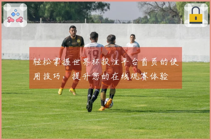 轻松掌握世界杯投注平台首页的使用技巧，提升您的在线观赛体验